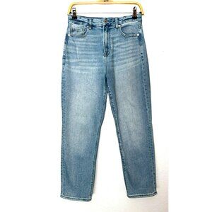 American Eagle Stretch Cropped Curvy Mom Jeans Size 2